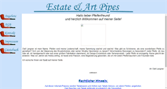 Desktop Screenshot of estate-art-pipes.de